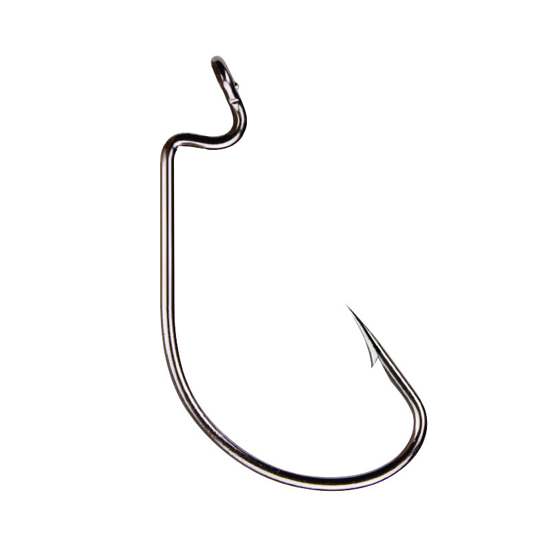 50pcs 와이드 웜 후크 탄소강 오프셋 Fishhoo - Fishing Hook Barbless 리뷰 및 가격