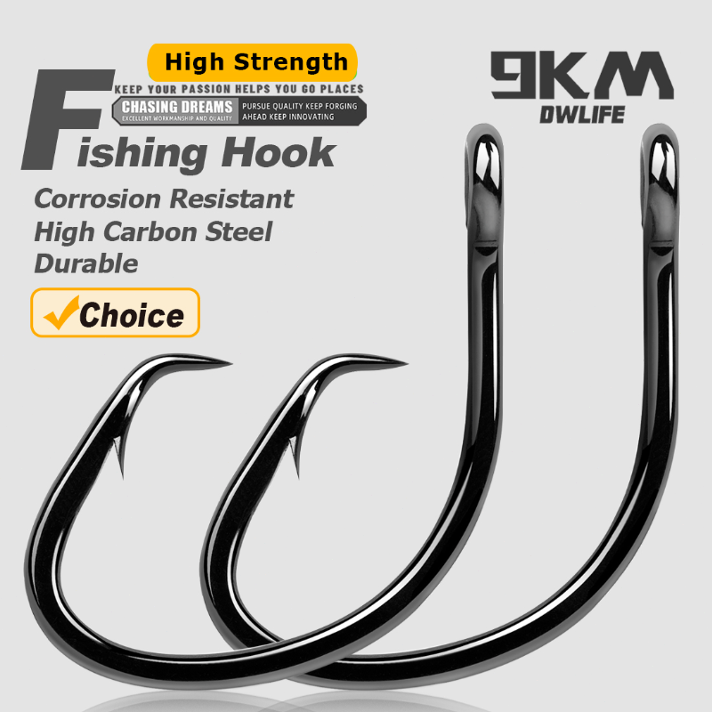 9KM 서클 후크 25~50Pcs 바닷물 낚시 후크 오 - Fishing Hook Circle 리뷰 및 가격
