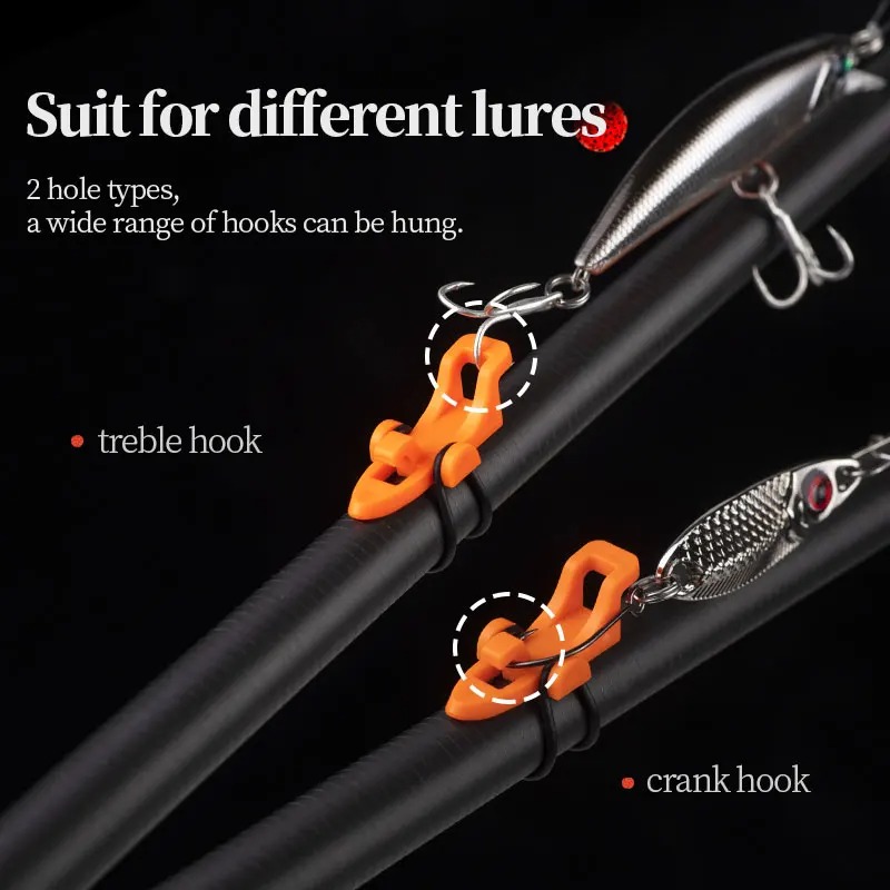 1-10pcs 낚싯대 폴 훅 키퍼 루어 베이트 홀더 루 - Fishing Hook Box 리뷰 및 가격
