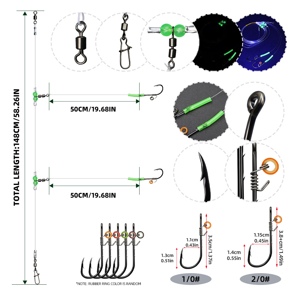 ZYZHE 1/3/5개입 낚시 장비, 더블 라이브 새우 - Fishing Hook Assortment 리뷰 및 가격