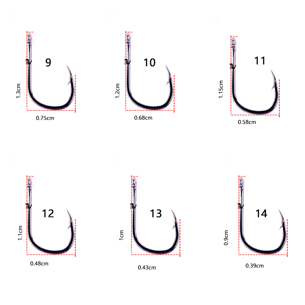 20 개/몫 이세마 1/0 # -14 #   낚시 후크 - Fishing Hook Assortment 리뷰 및 가격