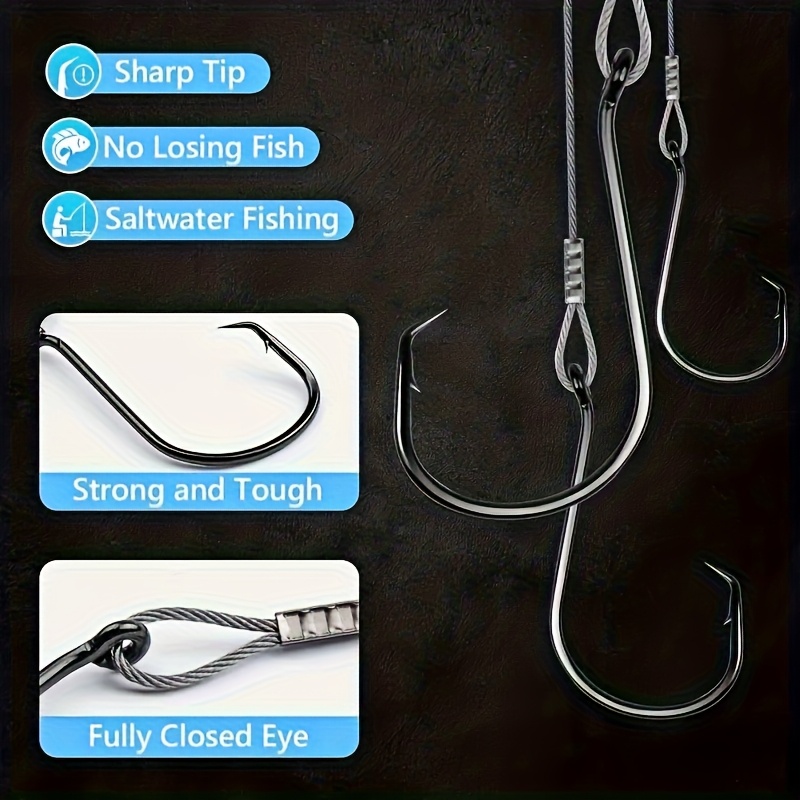 25개의 헤비 듀티 원형 훅 리그 세트(스틸 리더 와이 - Fishing Hook Assortment 리뷰 및 가격